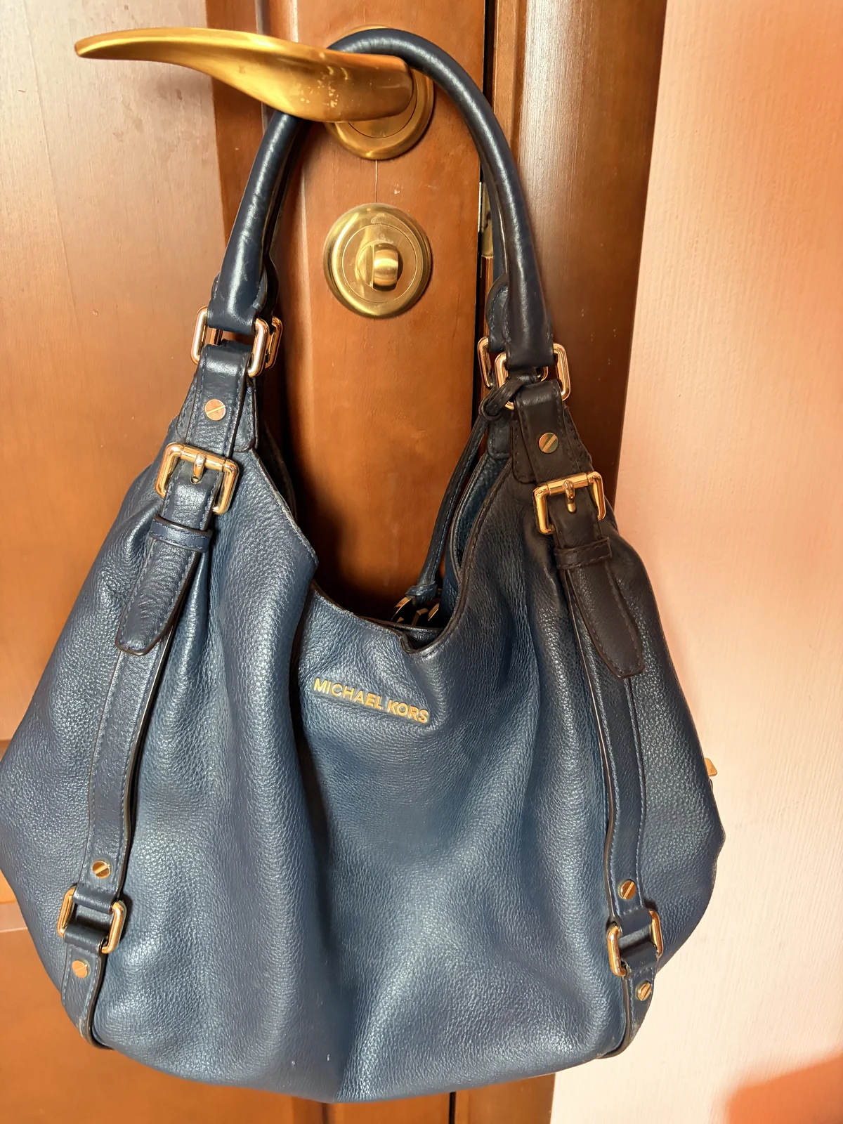 Сумка синяя Michael Kors